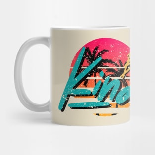 Be Kind Retro Sunset Vintage Aesthetics Mug